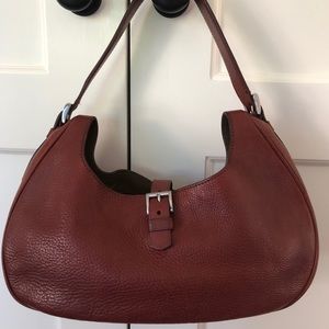 Prada Caramel Leather Hobo Bag - Authentic New!
